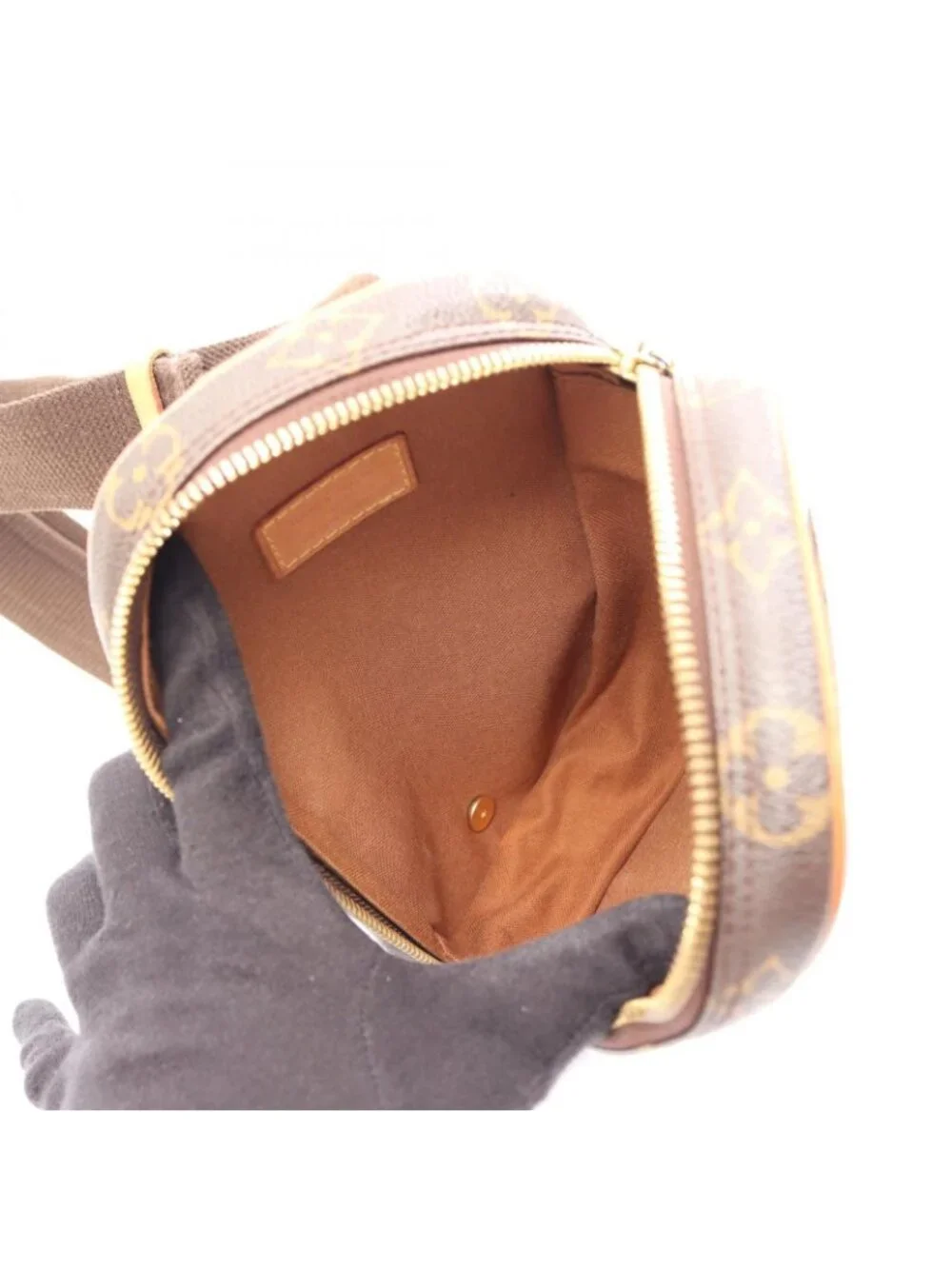 Louis Vuitton Waist Bag Pochette Gange Monogram Canvas Leather